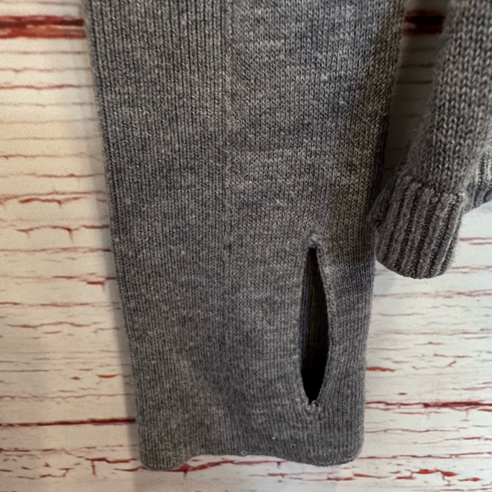 Lululemon Bring It Backbend Sweater in Heathered Medium Grey Sz 6 - Picture 7 of 10